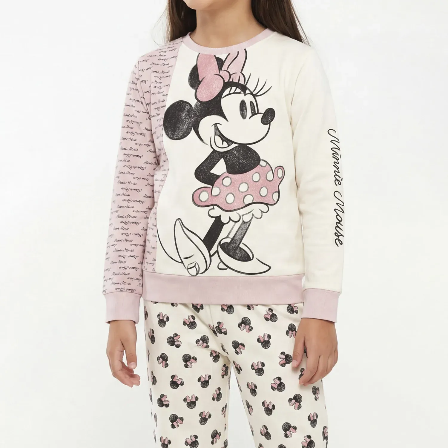 Kayser Pijama Kayser Niña Pantalon French Terry color rosado | Platanitos