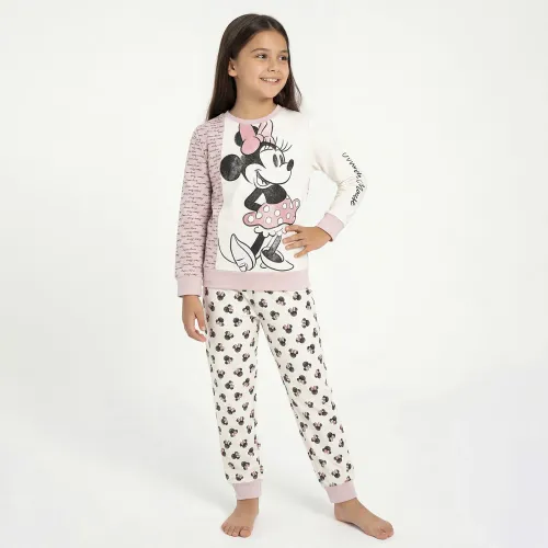 Pijama Kayser Niña Pantalon French Terry color rosado | Platanitos