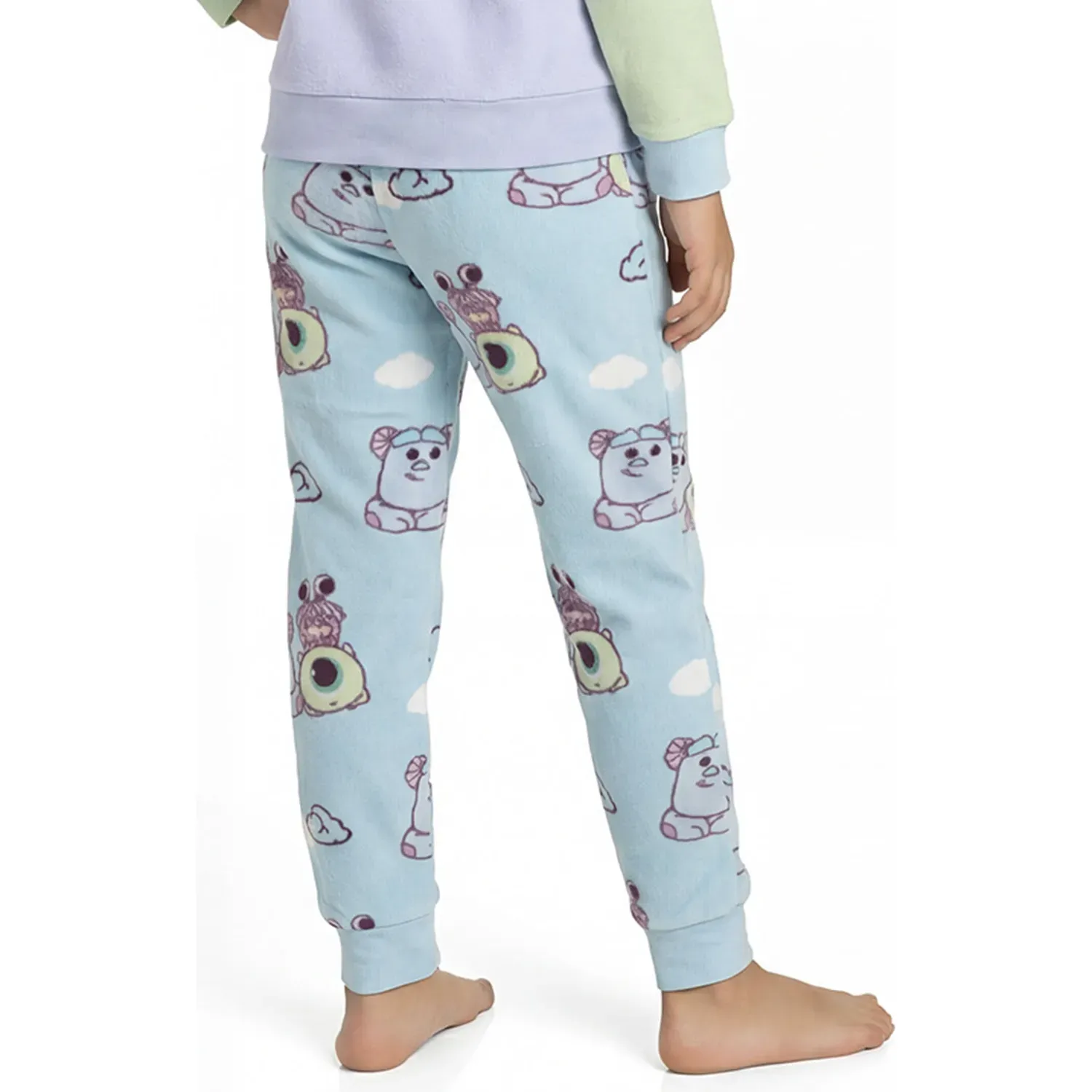 Pijama Kayser Niña Pantalon Polar color celeste | Platanitos