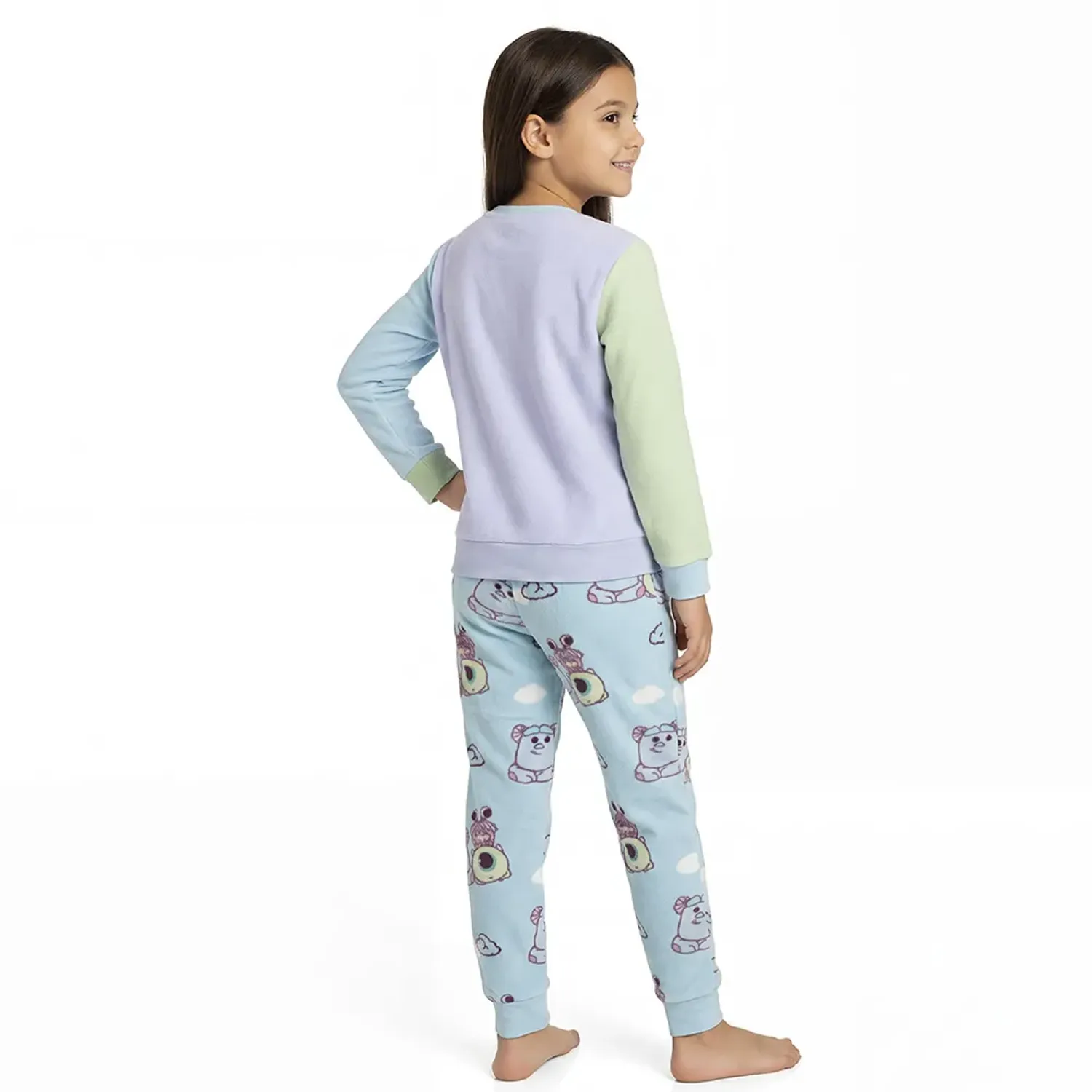 Kayser Pijama Kayser Niña Pantalon Polar color celeste | Platanitos