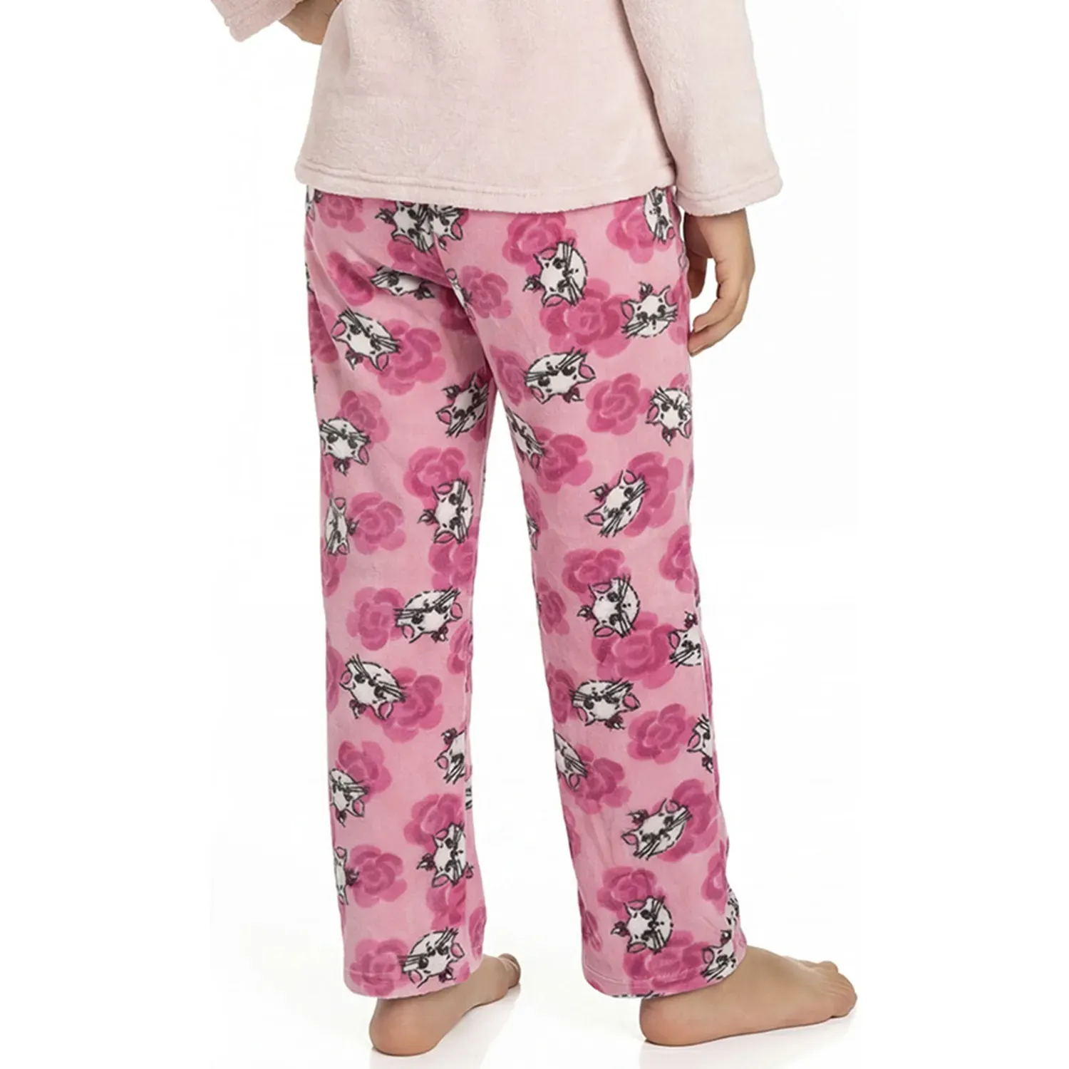 Pijama Kayser Niña Pantalon Polar color rosado | Platanitos