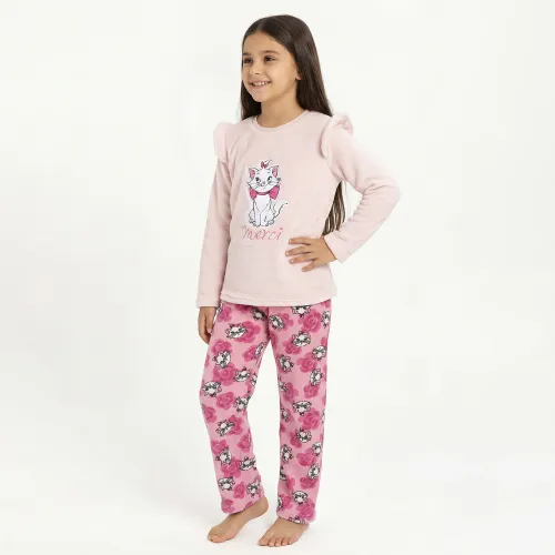 Pijama Kayser Niña Pantalon Polar color rosado | Platanitos