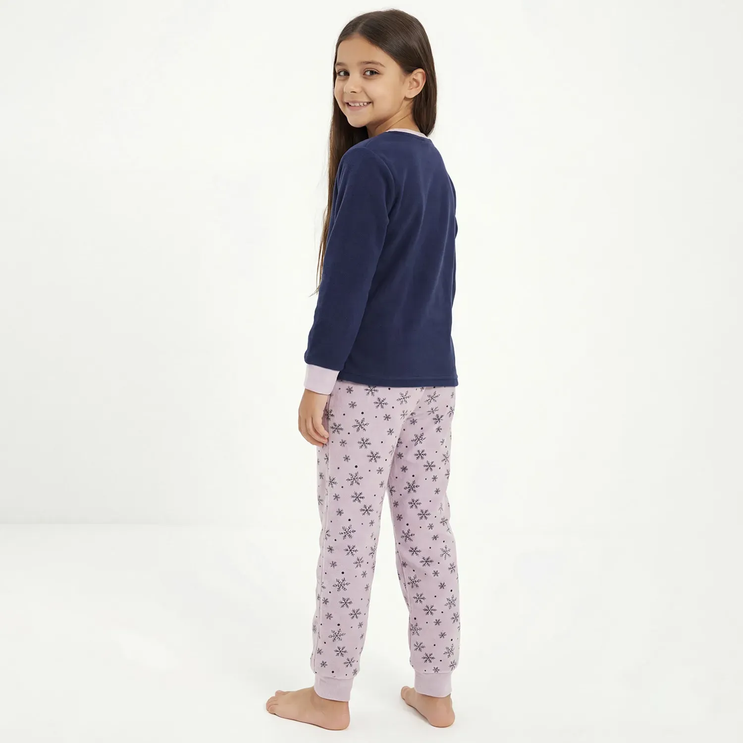 Pijama Kayser Niña Pantalon Polar color azul | Platanitos