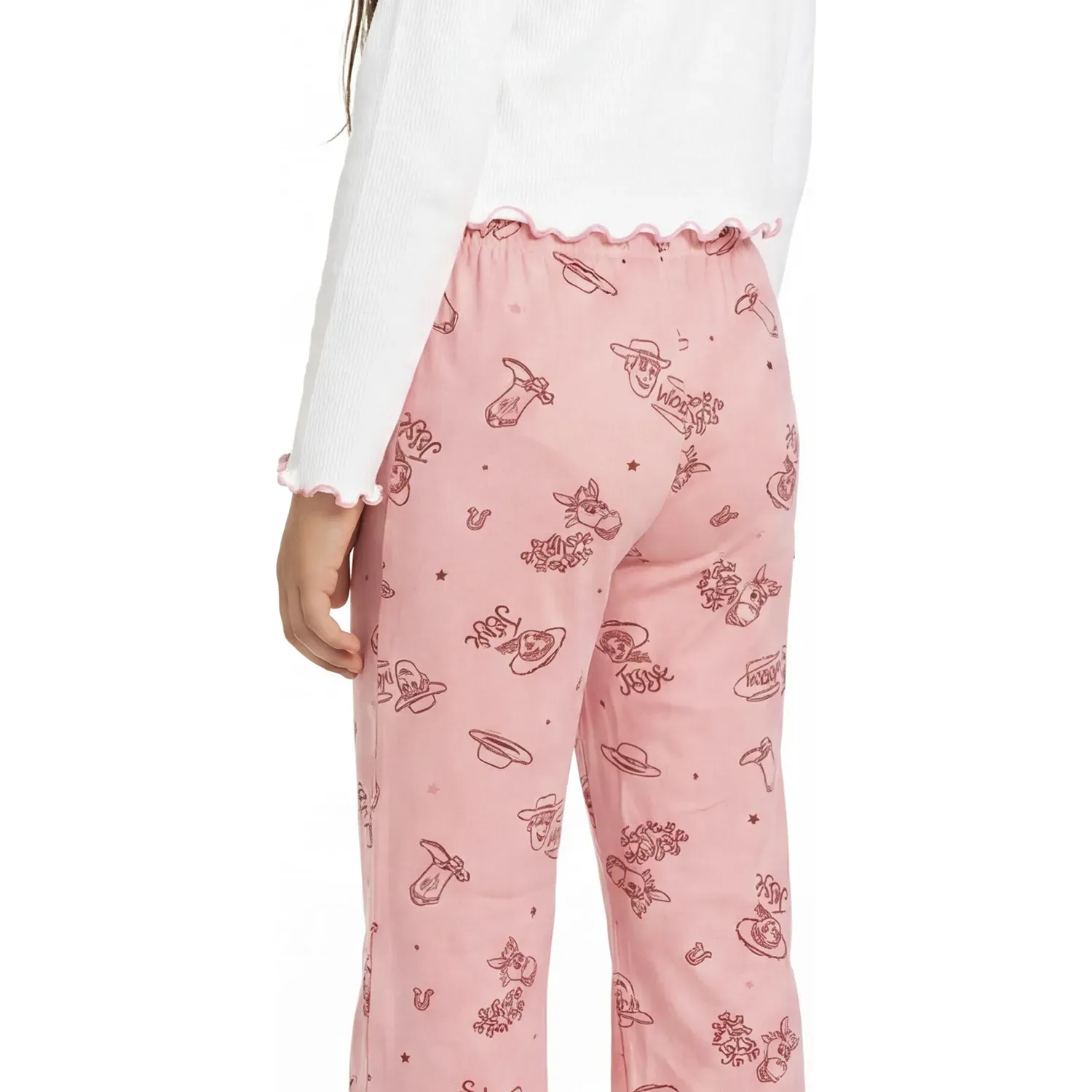 Pijama Kayser Niña Pantalon Tela Piel De Durazno color coral | Platanitos