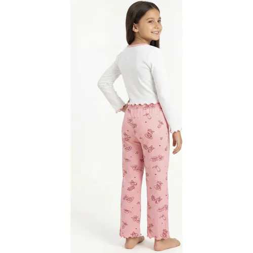 Kayser Pijama Niña Pantalon Tela Piel De Durazno
