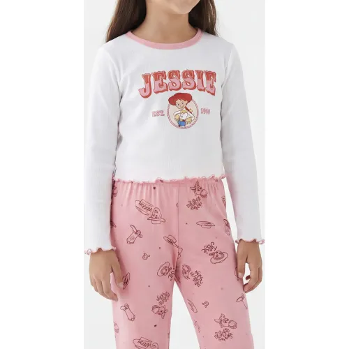 Kayser Pijama Niña Pantalon Tela Piel De Durazno