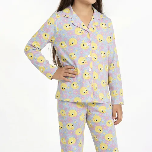 Kayser Pijama Niña Pantalon Tela Piel De Durazno
