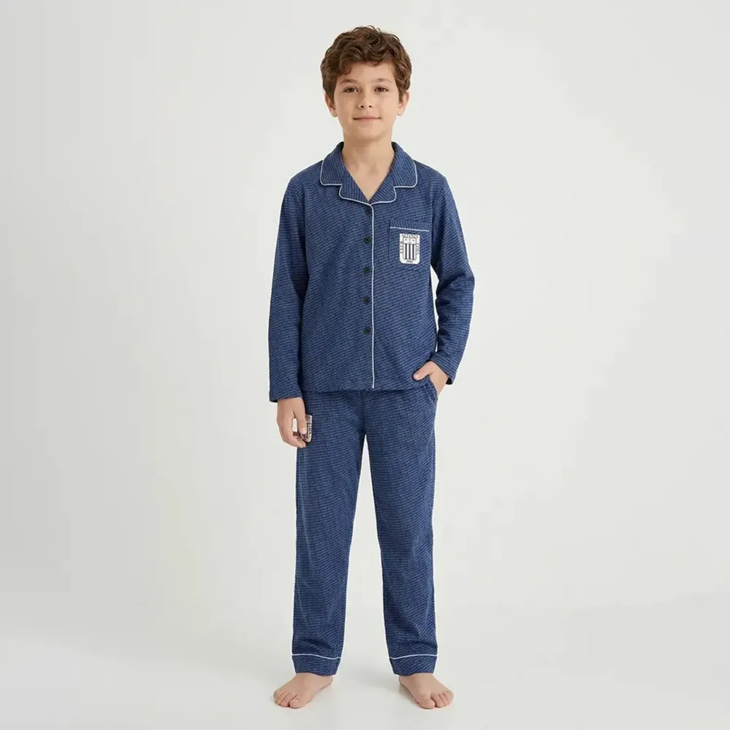 Kayser Pijama Kayser Niño Pantalon Algodon color azul | Platanitos