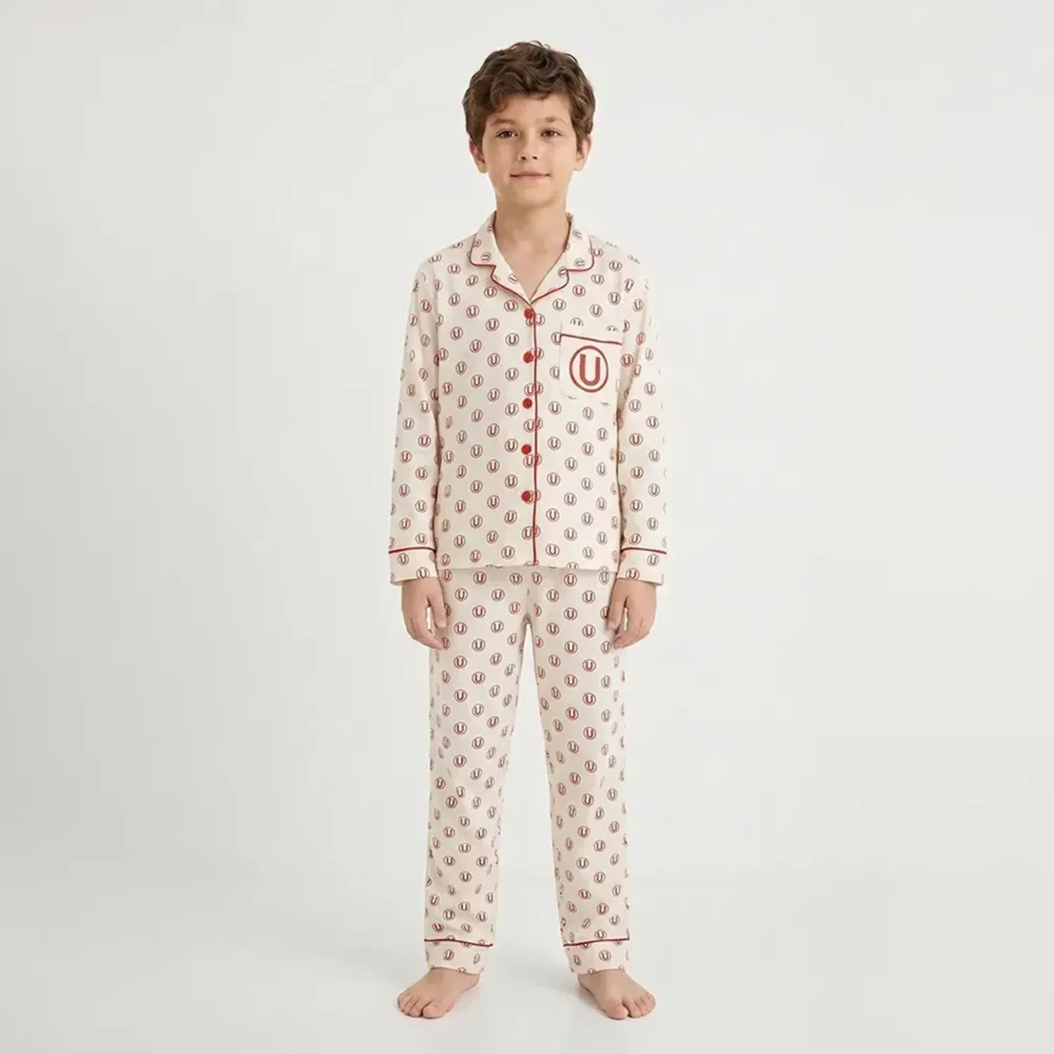 Kayser Pijama Kayser Niño Pantalon Algodon color beige | Platanitos
