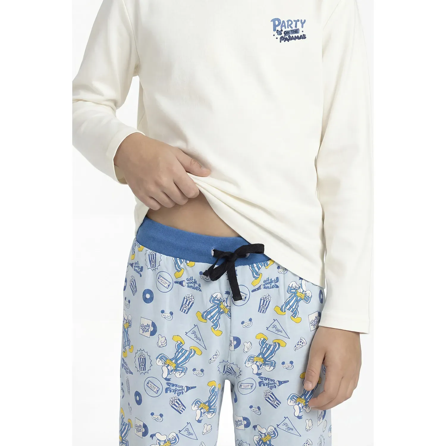 Pijama Kayser Niño Pantalon Algodon color marfil | Platanitos