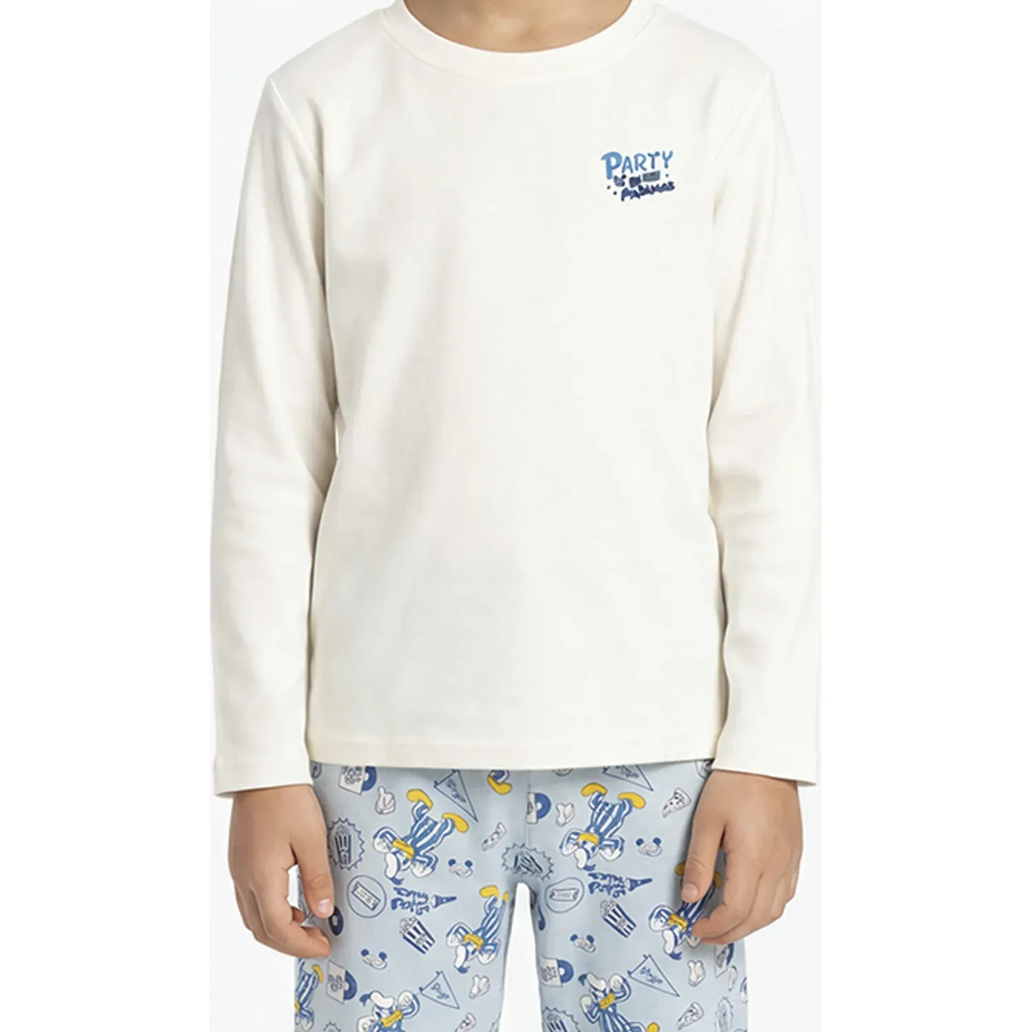Pijama Kayser Niño Pantalon Algodon color marfil | Platanitos