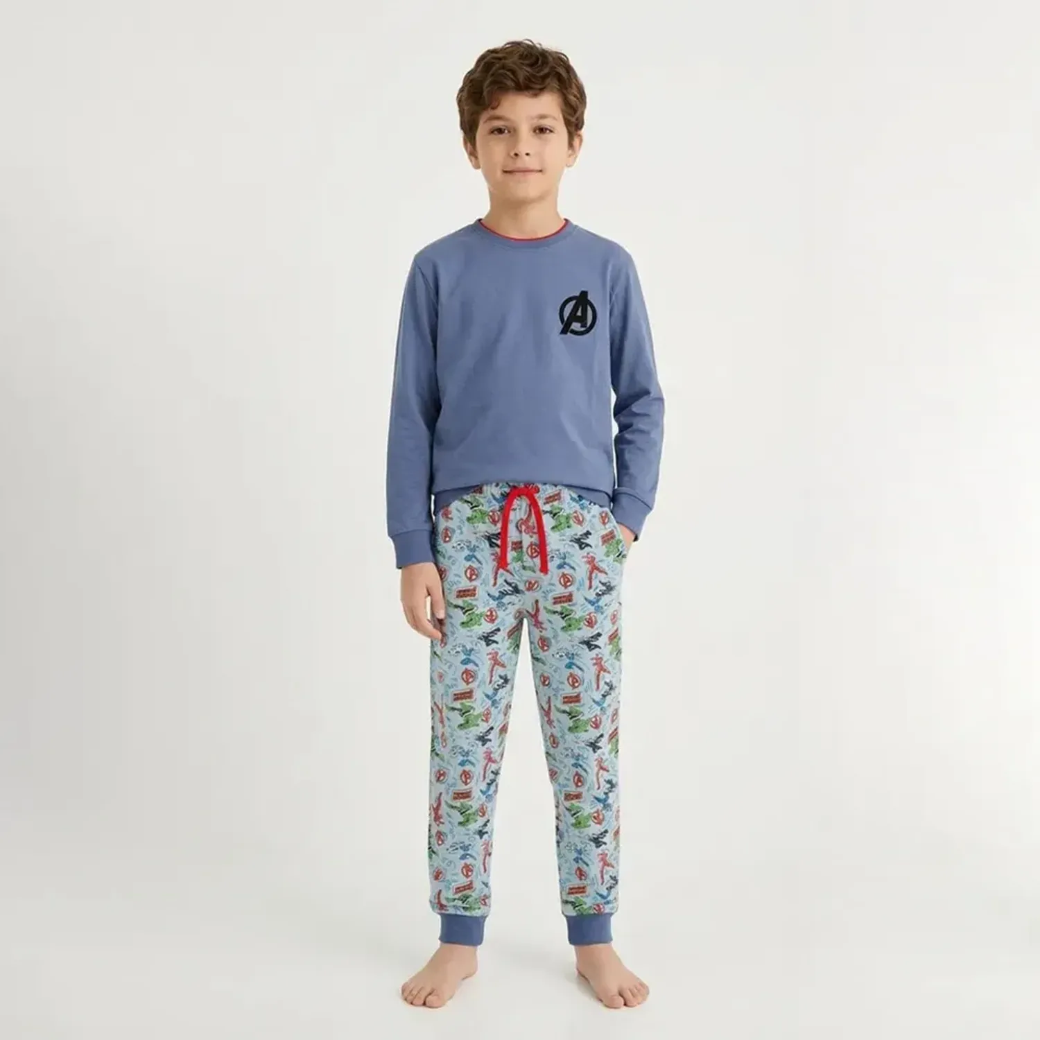 Kayser Pijama Kayser Niño Pantalon Algodon color azul | Platanitos
