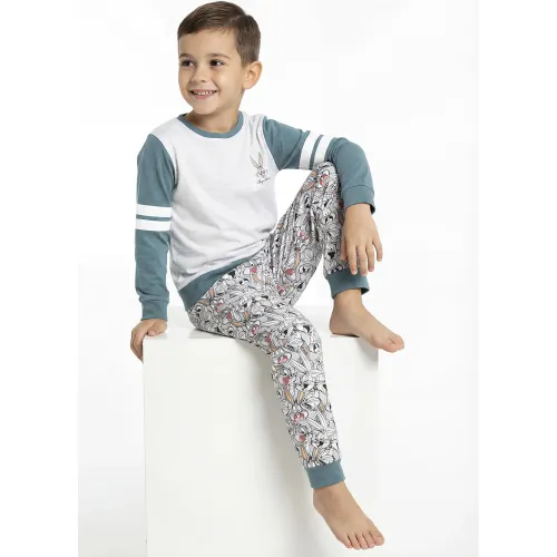 Pijama Kayser Niño Pantalon Algodon color gris | Platanitos