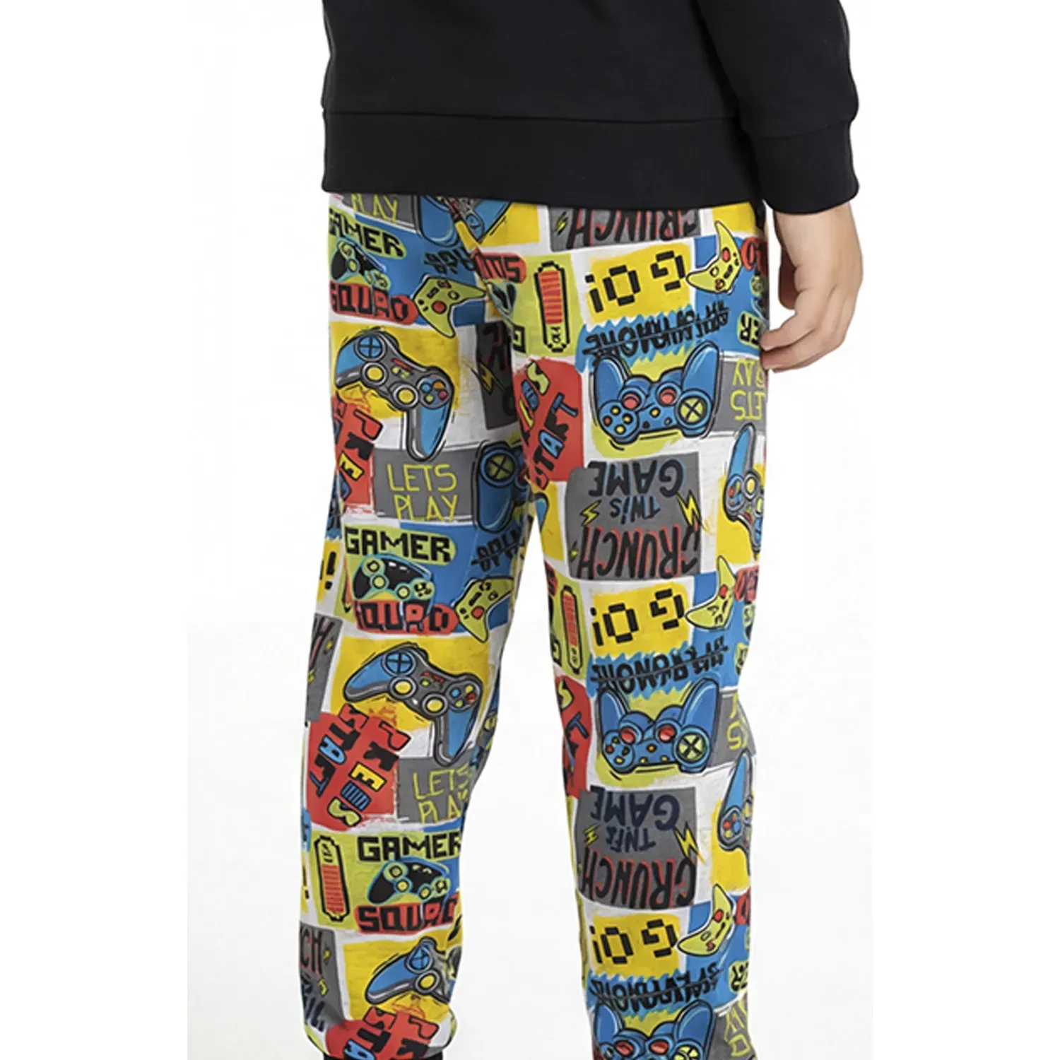 Pijama Kayser Niño Pantalon Algodon color negro | Platanitos