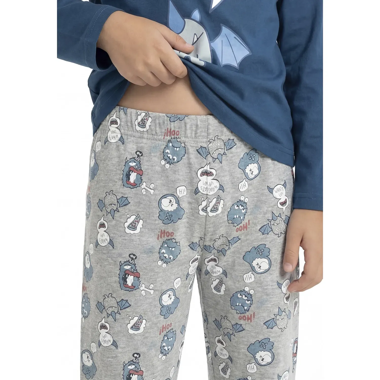 Pijama Kayser Niño Pantalon Algodon color azul | Platanitos