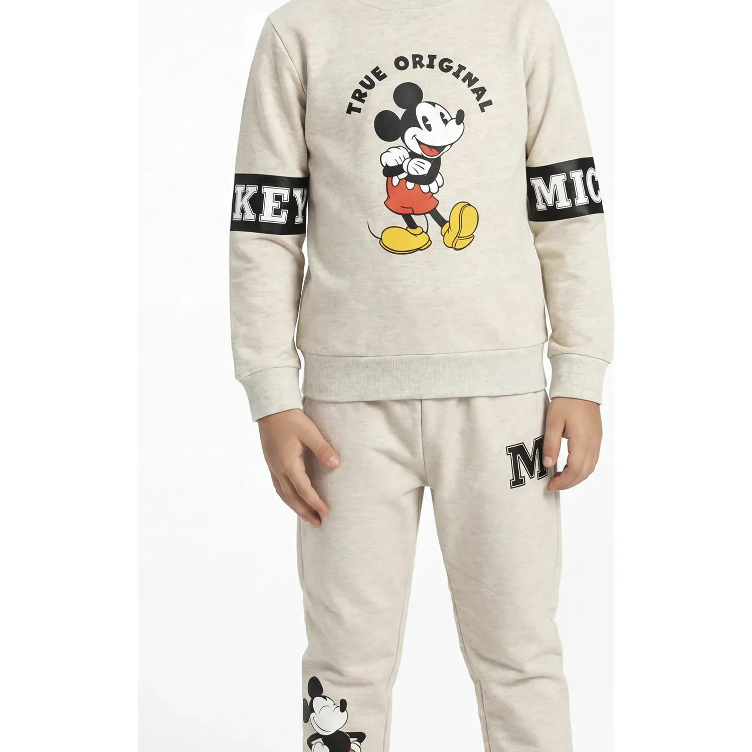 Pijama Kayser Niño Pantalon French Terry color gris | Platanitos