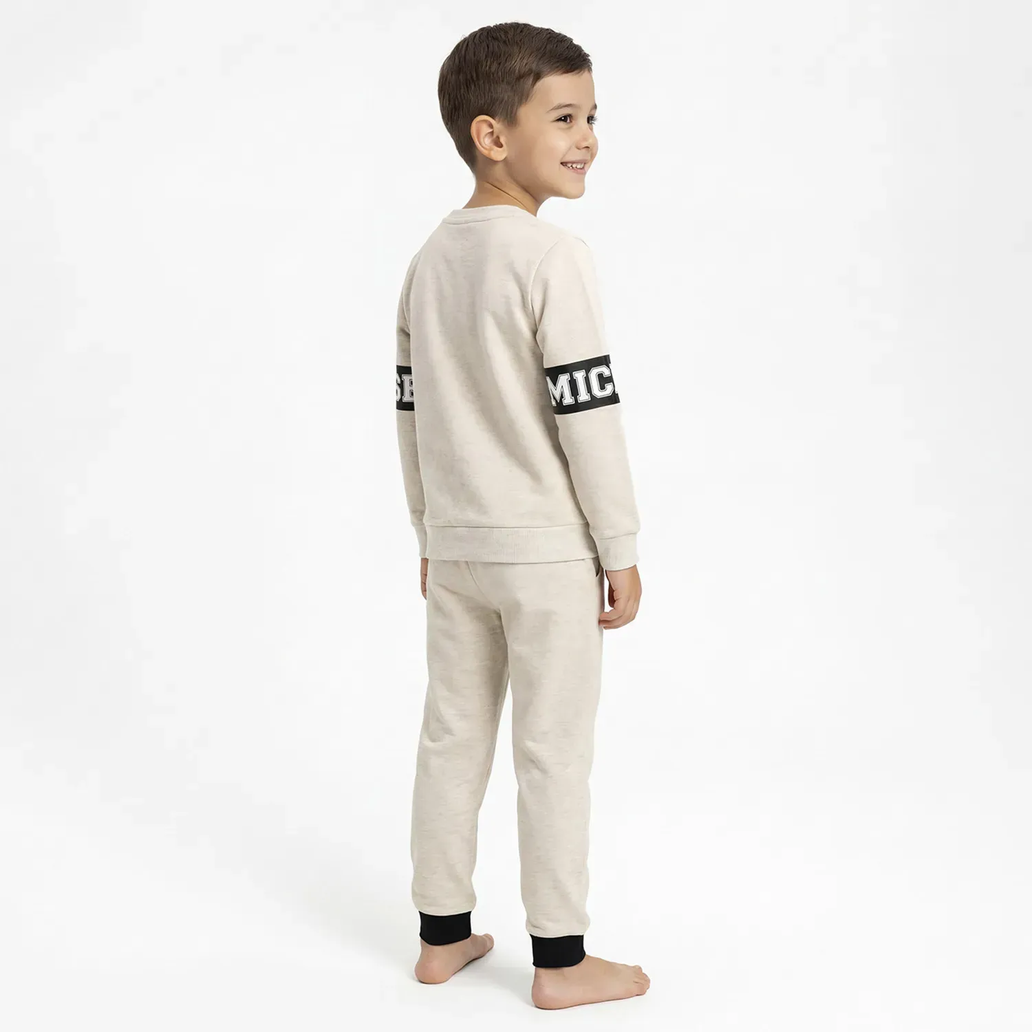 Kayser Pijama Kayser Niño Pantalon French Terry color gris | Platanitos