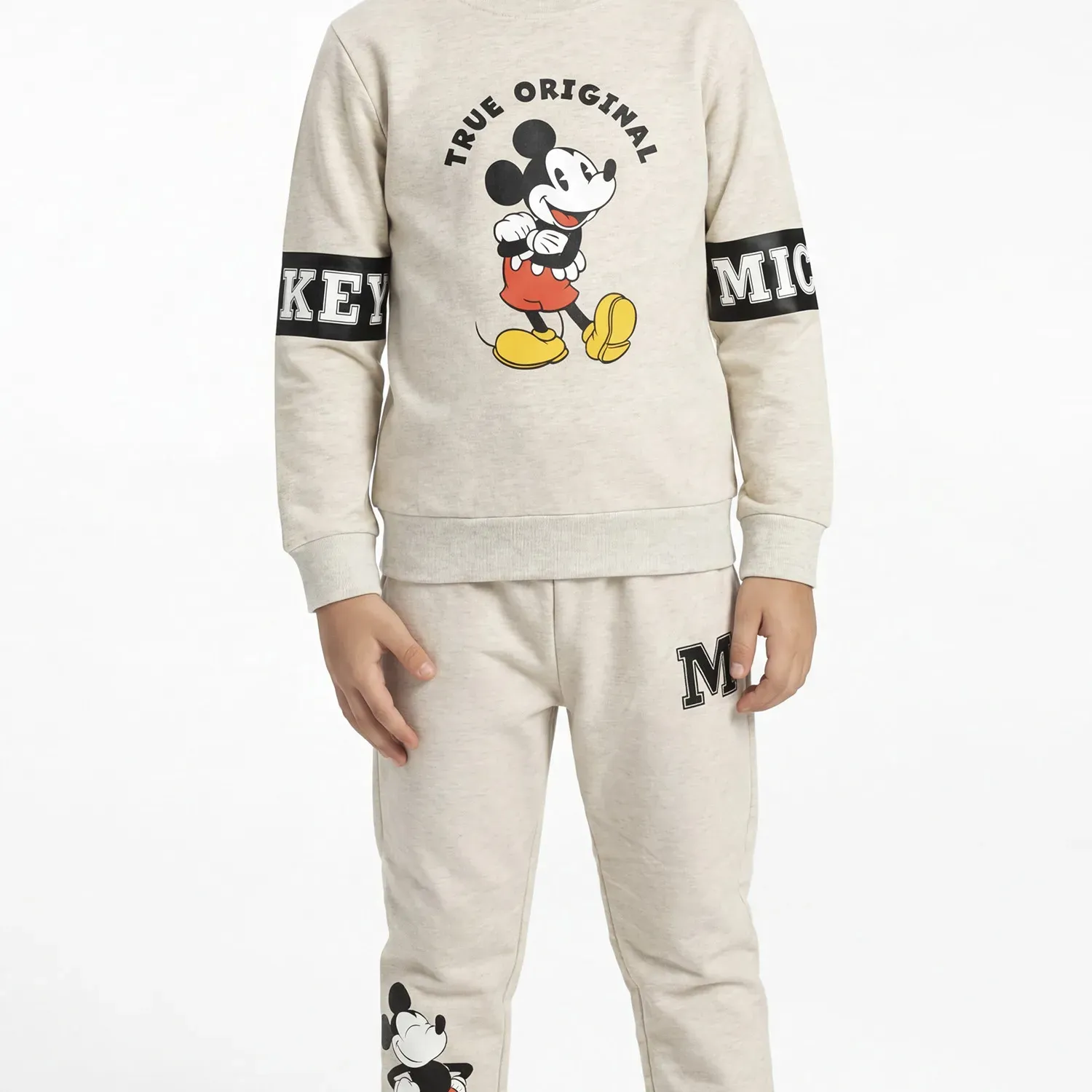 Kayser Pijama Kayser Niño Pantalon French Terry color gris | Platanitos