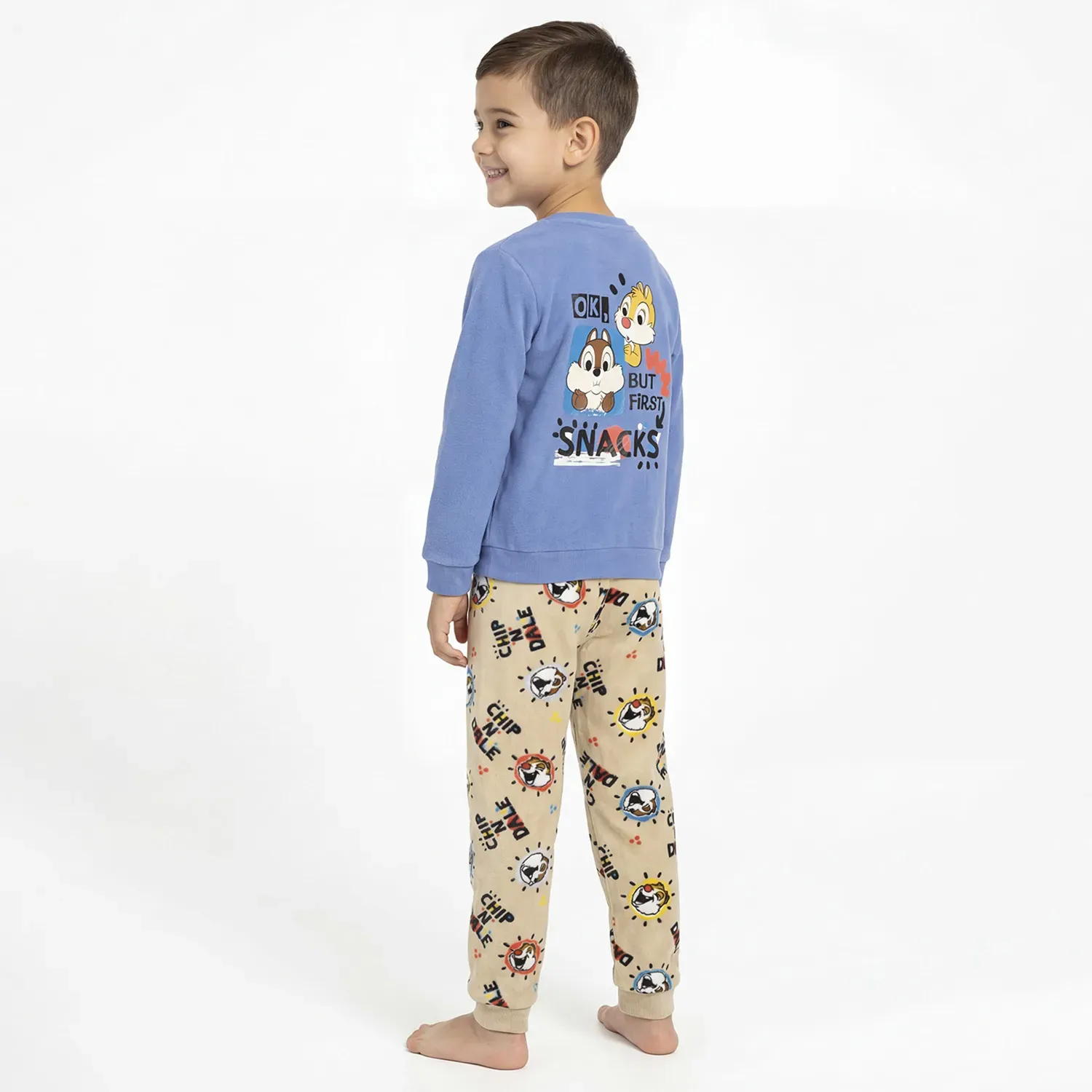 Kayser Pijama Kayser Niño Pantalon Polar color azul | Platanitos