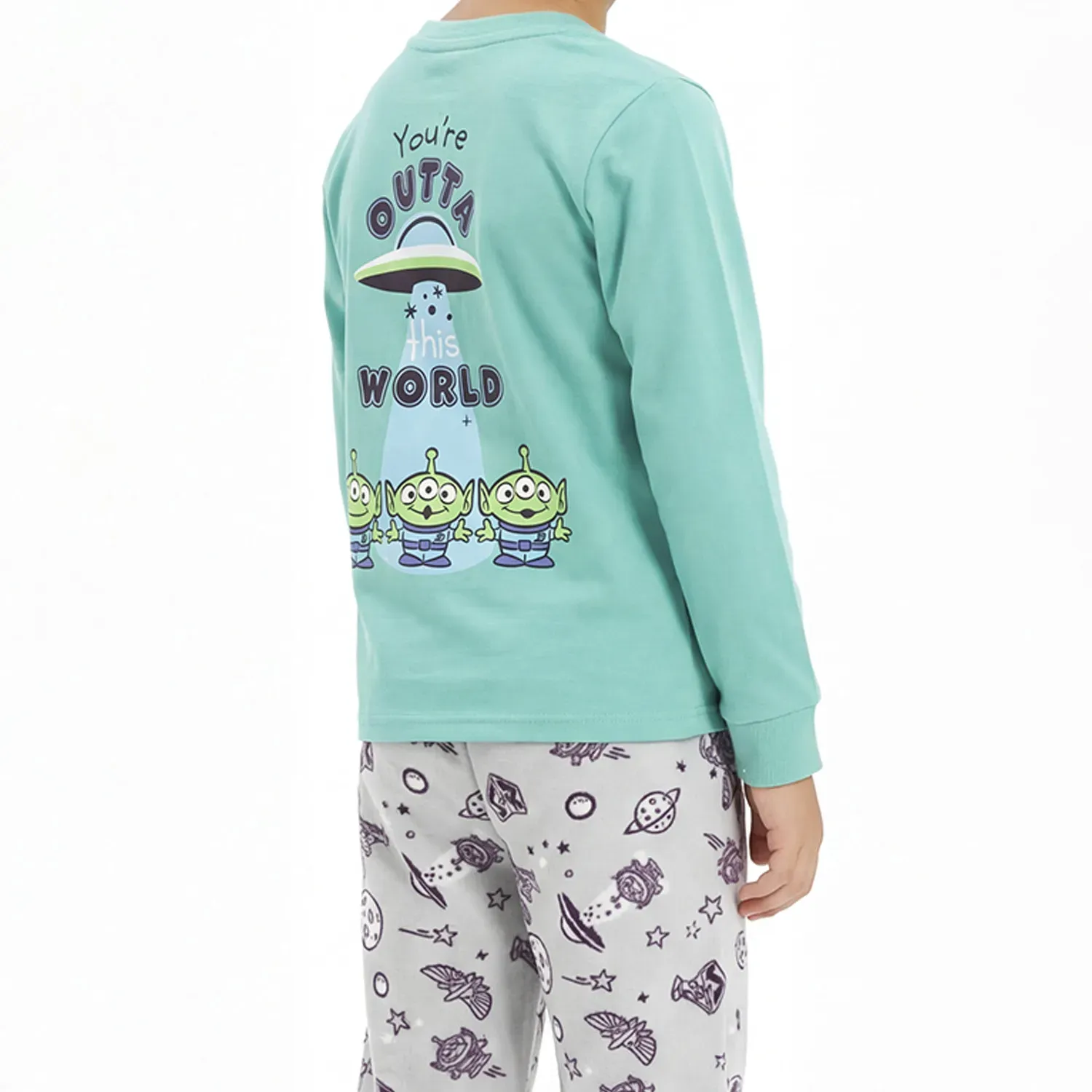 Pijama Kayser Niño Pantalon Polar color verde | Platanitos