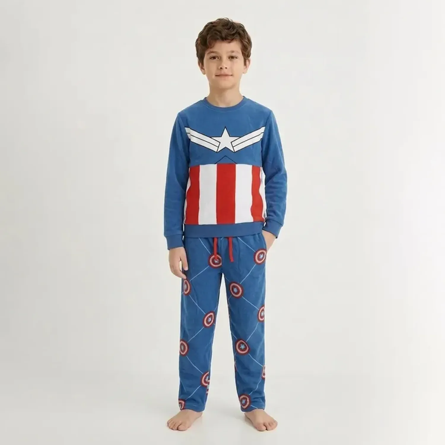 Kayser Pijama Kayser Niño Pantalon Polar color azul | Platanitos