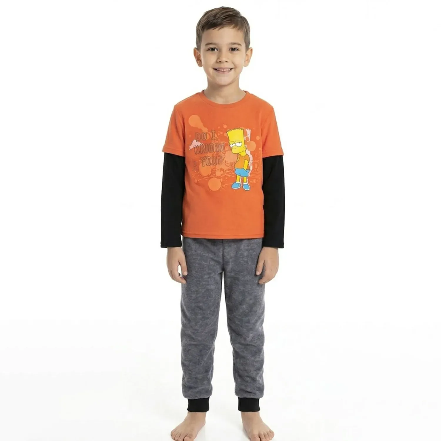 Pijama Kayser Niño Pantalon Polar color rojo | Platanitos