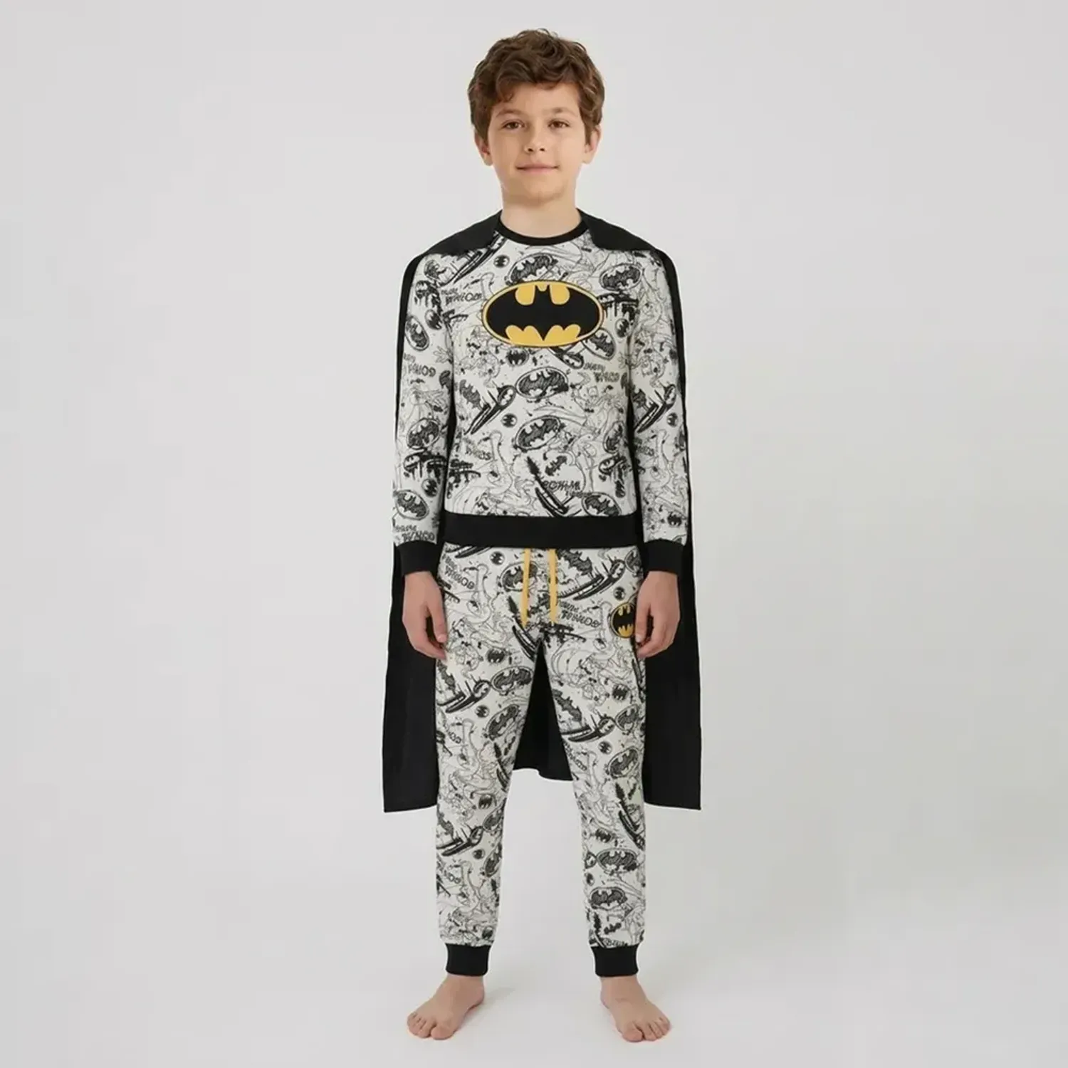 Pijama Kayser Niño Pantalon Polar color negro | Platanitos