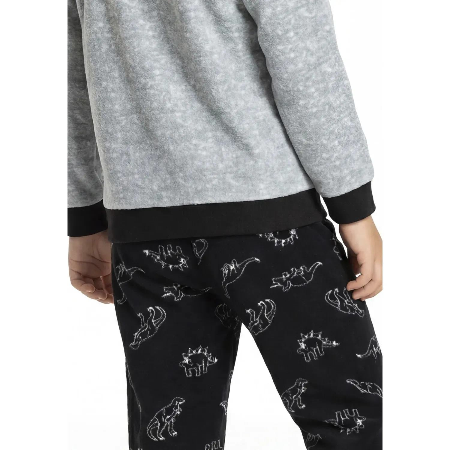 Pijama Kayser Niño Pantalon Polar color gris | Platanitos
