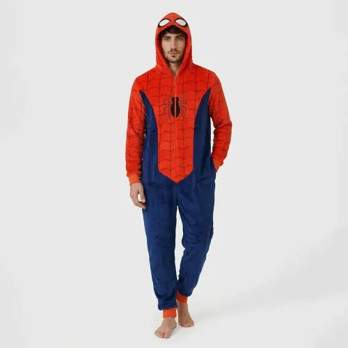 Kayser Pijama Spiderman Enterizo Coral Fleece