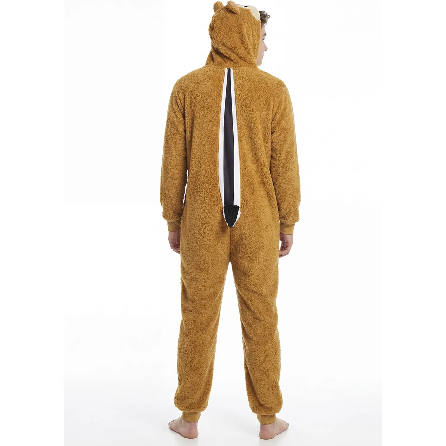 Pijama Kayser Unisex Jovencitos Enterizo Coral Fleece color amarillo | Platanitos