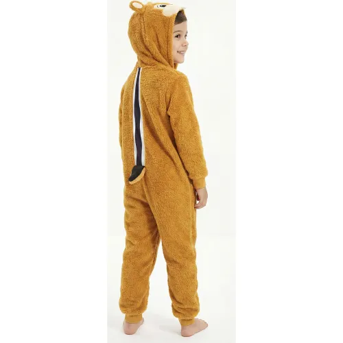 Kayser Pijama Unisex Niño Enterizo Coral Fleece