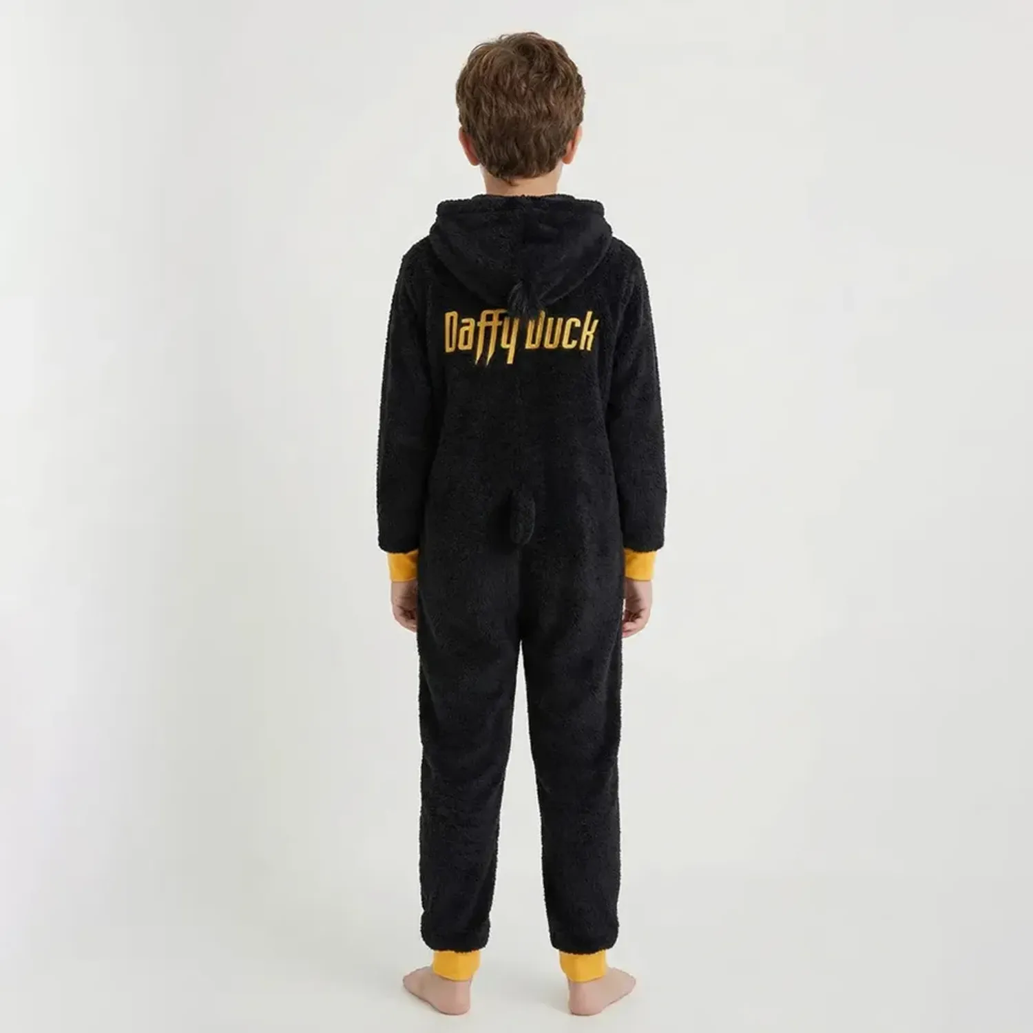 Kayser Pijama Kayser Unisex Niño Enterizo Coral Fleece color negro | Platanitos