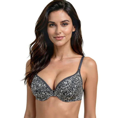 Sosten Kayser Mujer Estampado Microfibra color gris | Platanitos