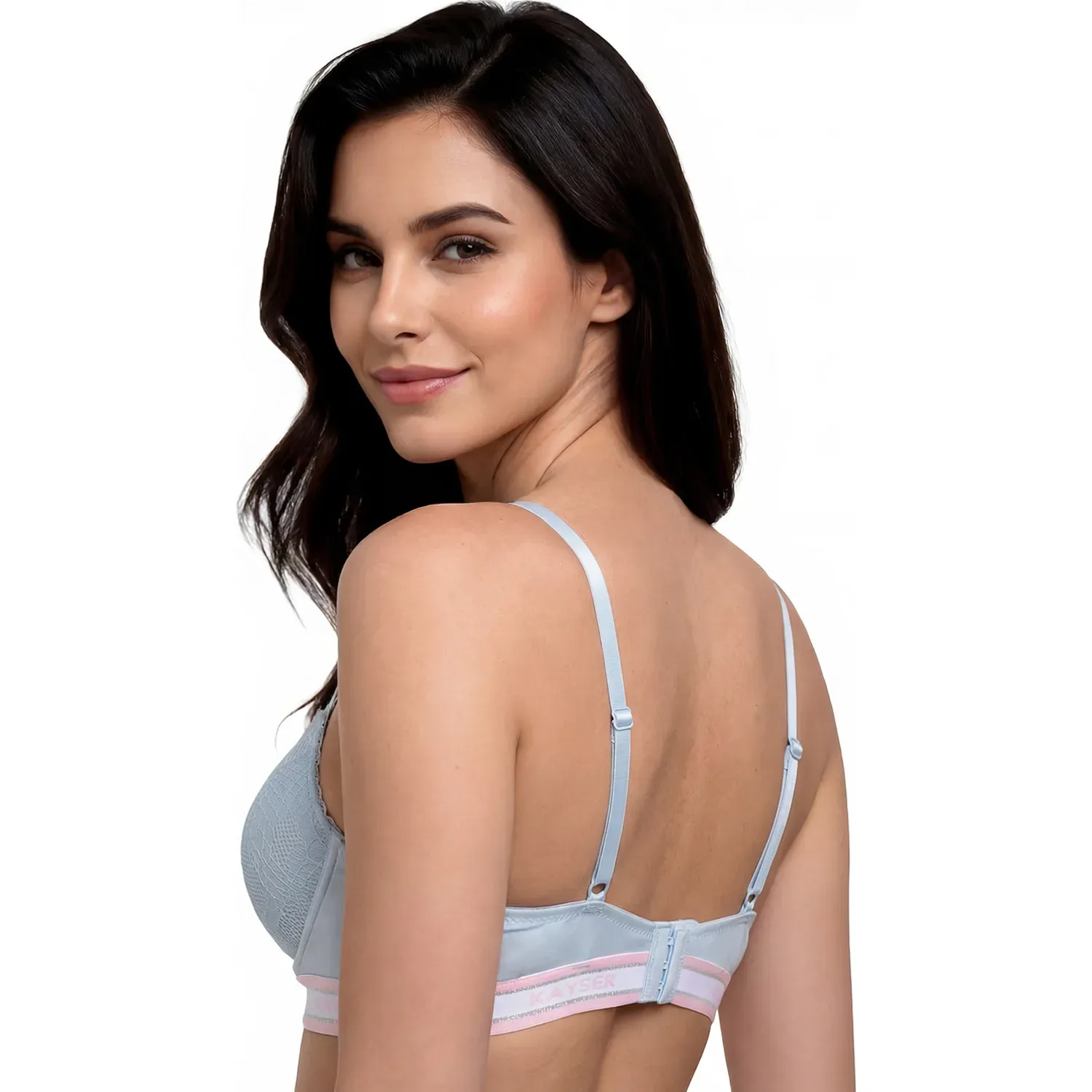 Sosten Kayser Mujer Soft Algodon color celeste | Platanitos