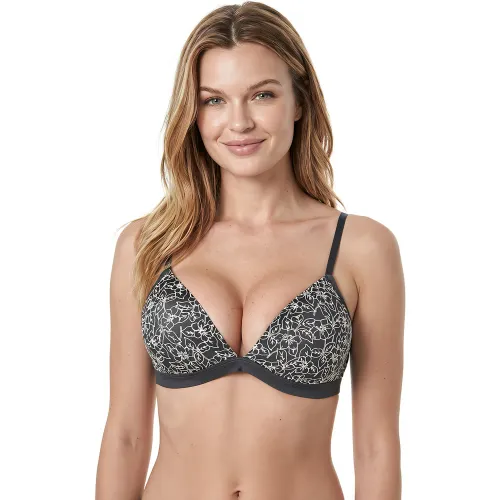 Sosten Kayser Mujer Soft Microfibra color gris | Platanitos