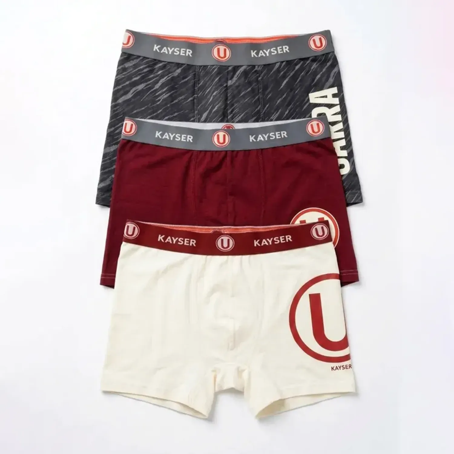 Tripack Kayser Boxer Hombre Corto Algodon color surtido | Platanitos