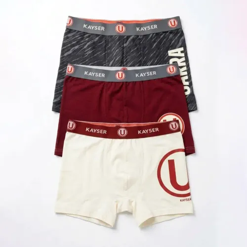 Tripack Kayser Boxer Hombre Corto Algodon color varios | Platanitos