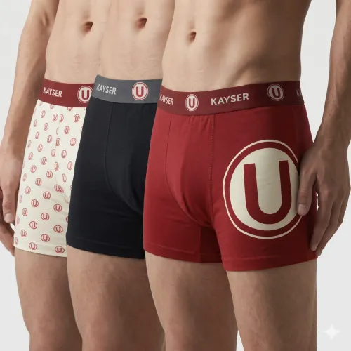 Tripack Kayser Boxer Hombre Corto Algodon color varios | Platanitos