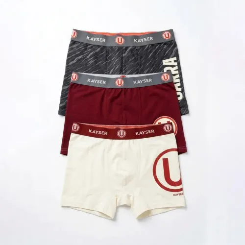 Tripack Kayser Boxer Jovencito Corto Algodon color varios | Platanitos