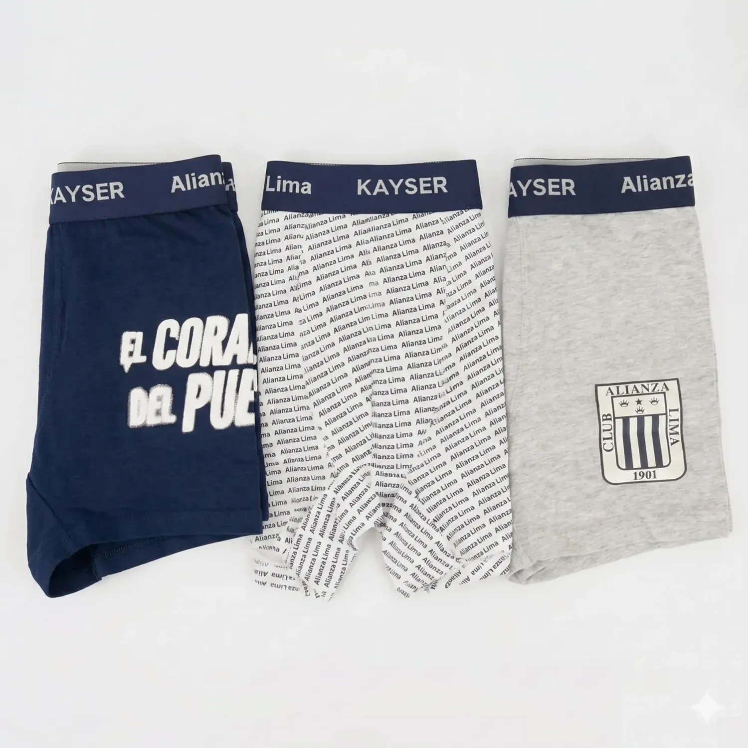 Tripack Kayser Boxer Niño Corto Algodon color surtido | Platanitos