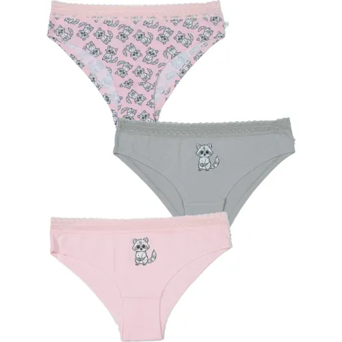 Tripack Kayser Calzon Bikini Jovencita Algodon color rosado | Platanitos