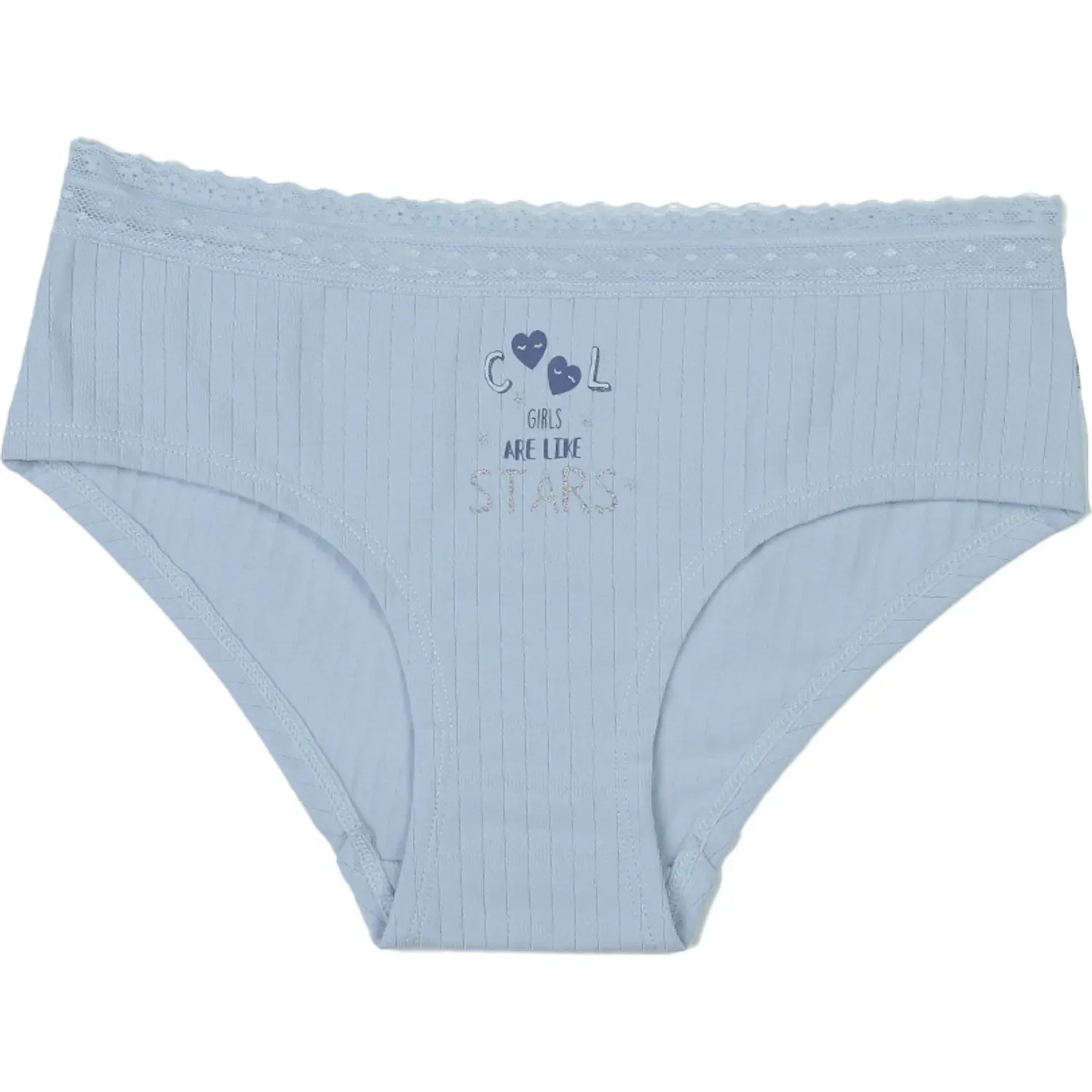 Tripack Kayser Calzon Pantaleta Jovencita Algodon color celeste | Platanitos