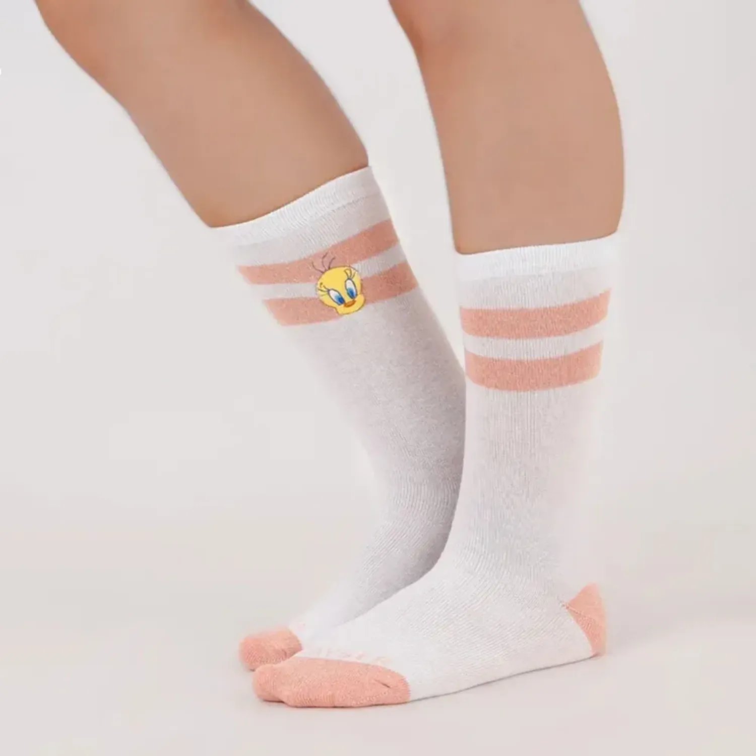 Tripack Kayser Medias Jovencita Algodon color blanco | Platanitos