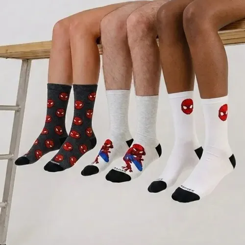 Tripack Kayser Medias Jovencito Coral Fleece color rojo | Platanitos