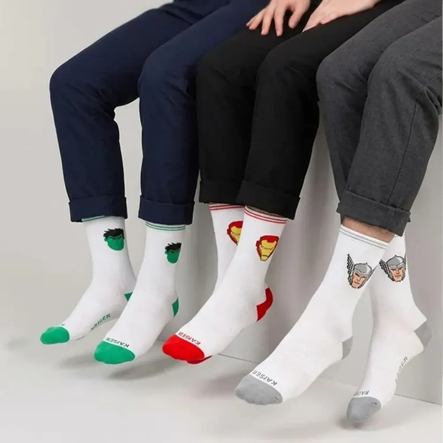 Tripack Kayser Medias Jovencito Coral Fleece color blanco | Platanitos