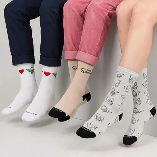 Tripack Kayser Medias Unisex Algodon color varios | Platanitos