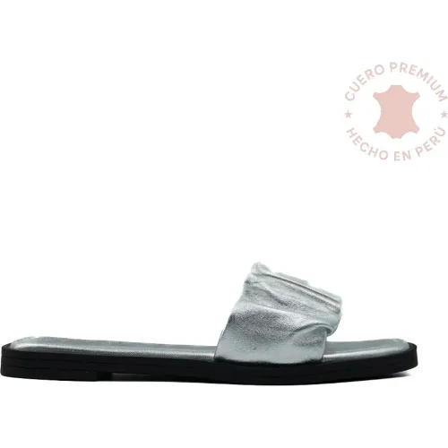 ALOHA STORE Plateado de Mujer modelo Sandalia Mujer Carla plateados mujer 2026020216220941539 Cuero Caucho