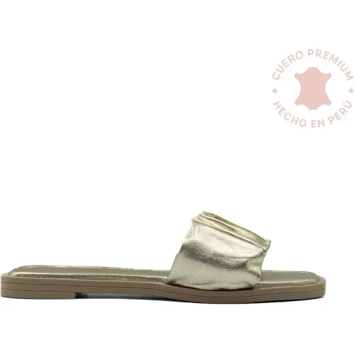 ALOHA STORE Dorado de Mujer modelo Sandalia Mujer Cecilia dorados mujer 2026020216220941554 Cuero Caucho