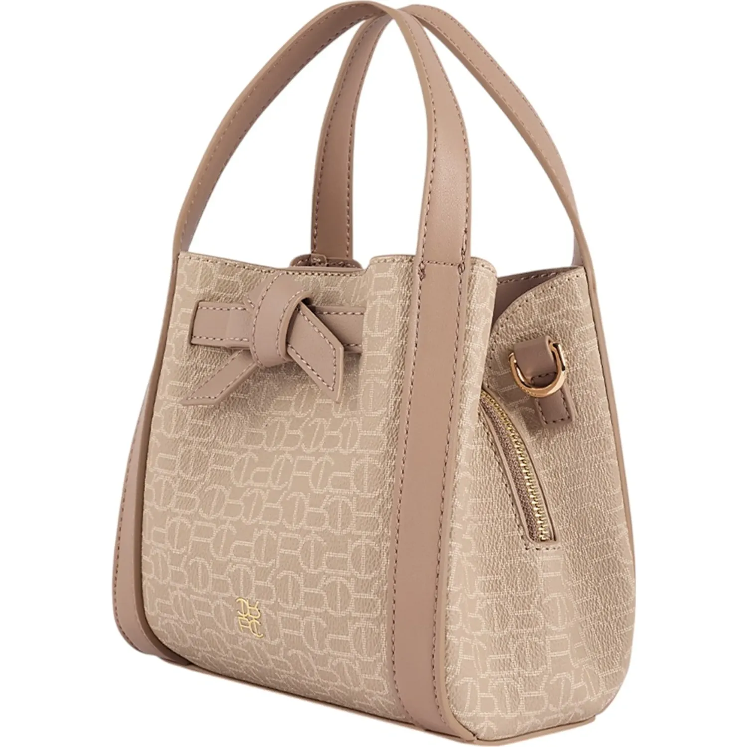Bolso Crepier Mujer Satchel Sierra Chico color arena | Platanitos