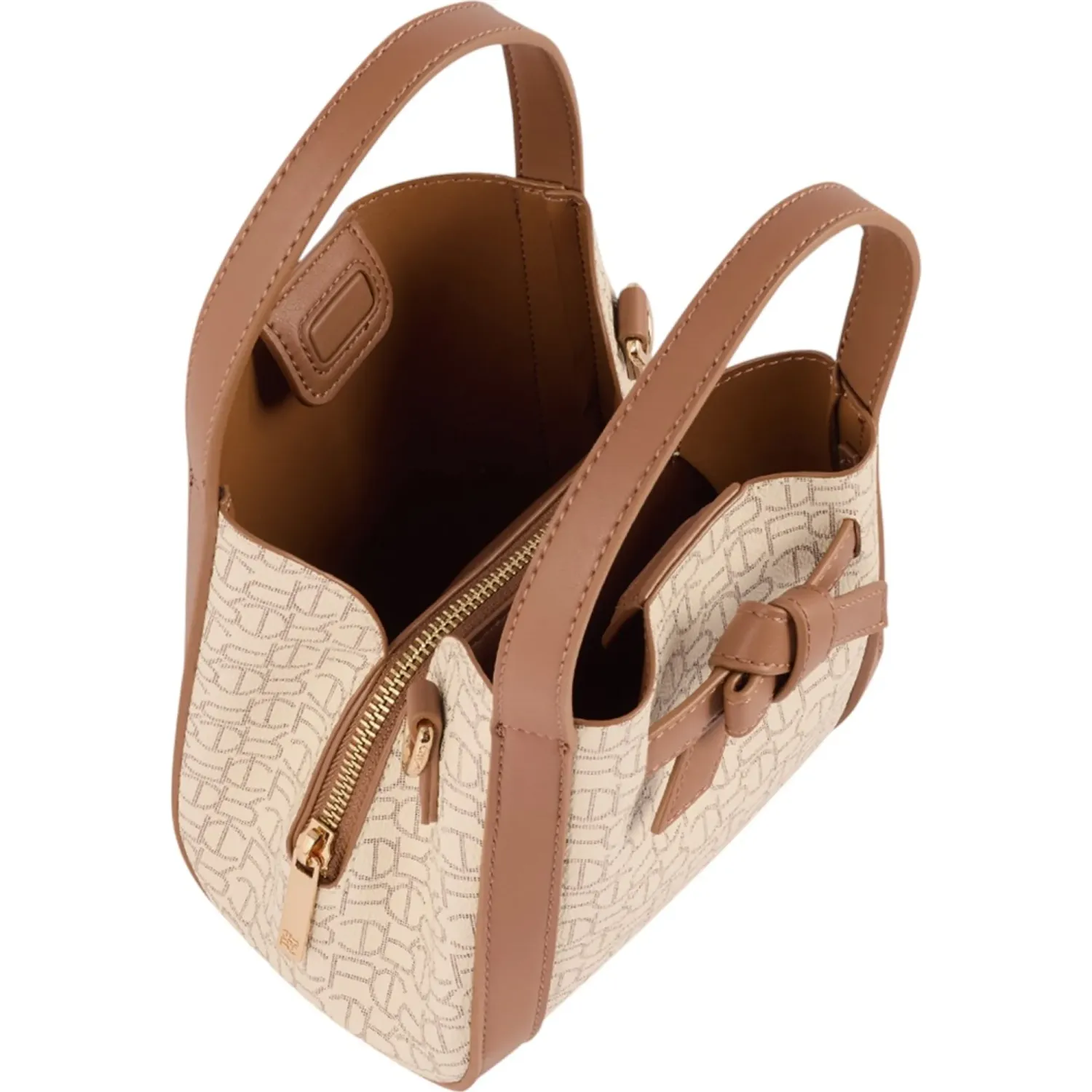 Bolso Crepier Mujer Satchel Sierra Chico color hueso | Platanitos